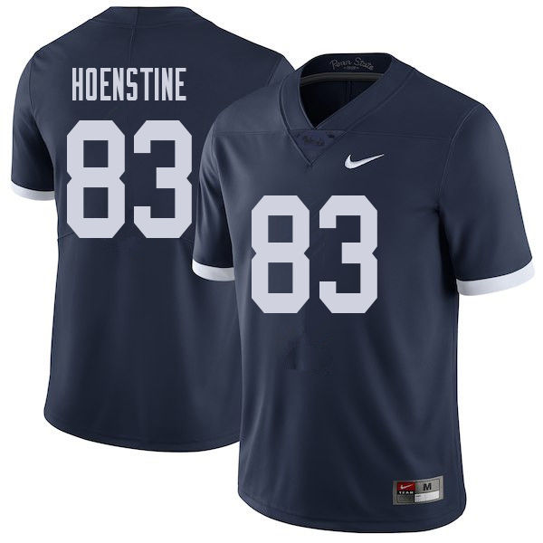 Men #83 Alex Hoenstine Penn State Nittany Lions College Throwback Football Jerseys Sale-Navy